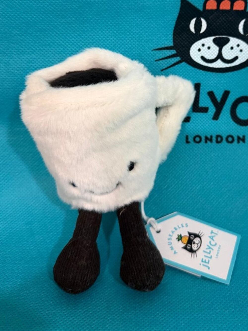 Jellycat Amuseables Espresso Cup Plush Toy - NWT with Dust Bag